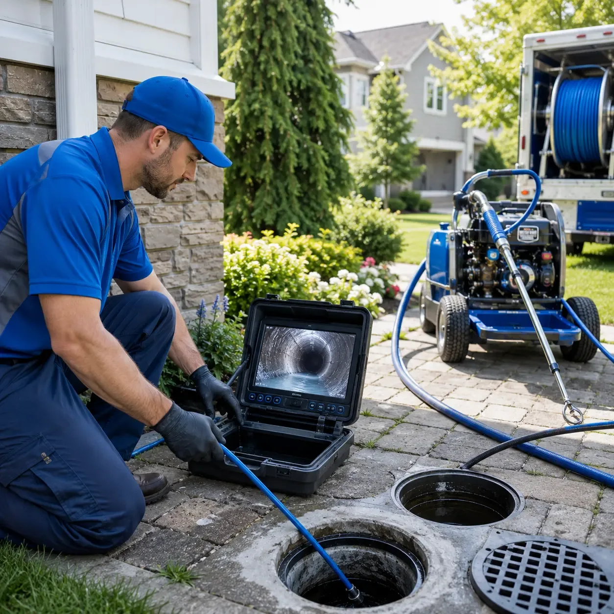 Outdoor drain cleaning professionals serving North Webster, IN